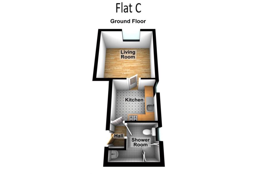 Lot: 38 - FREEHOLD BLOCK OF FLATS FOR INVESTMENT - 